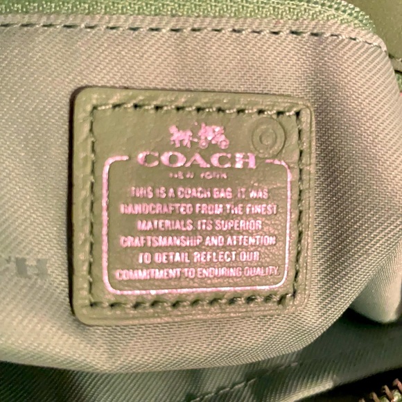 Coach Swagger 21 Rainbow Colorful Color Block Satchel Crossbody Purse Bag - Picture 16 of 16